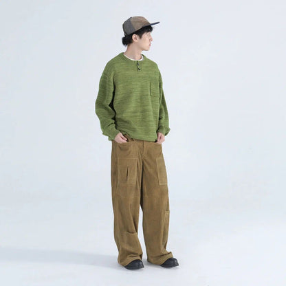 Cozy Sweater With Front Pocket