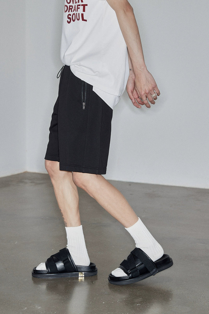 Zippered Pocket Athletic Shorts