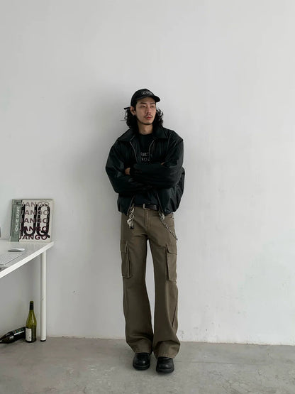 Straight Leg Work Pants