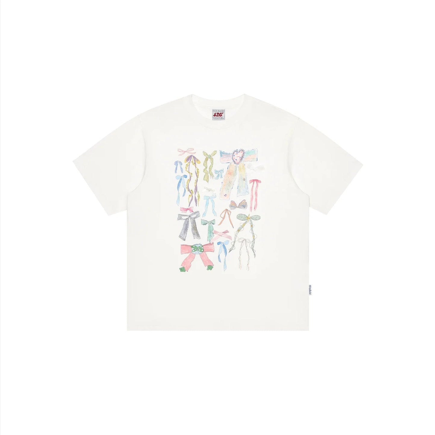 Short Sleeve T-shirt With Graffiti Design