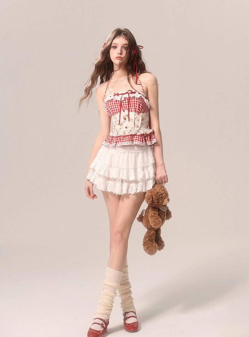 White Lace Ballet-inspired Cake Skirt