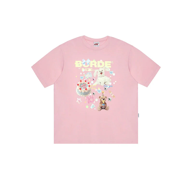 Assorted Cake Pattern T-shirt