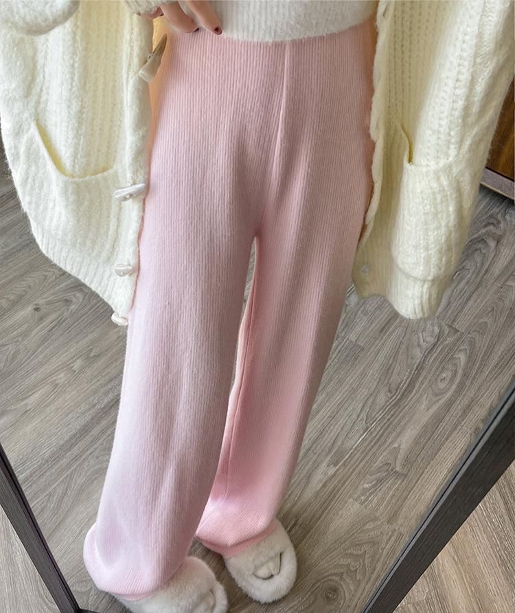 Seanna Ribbed Fleece-lined Pants