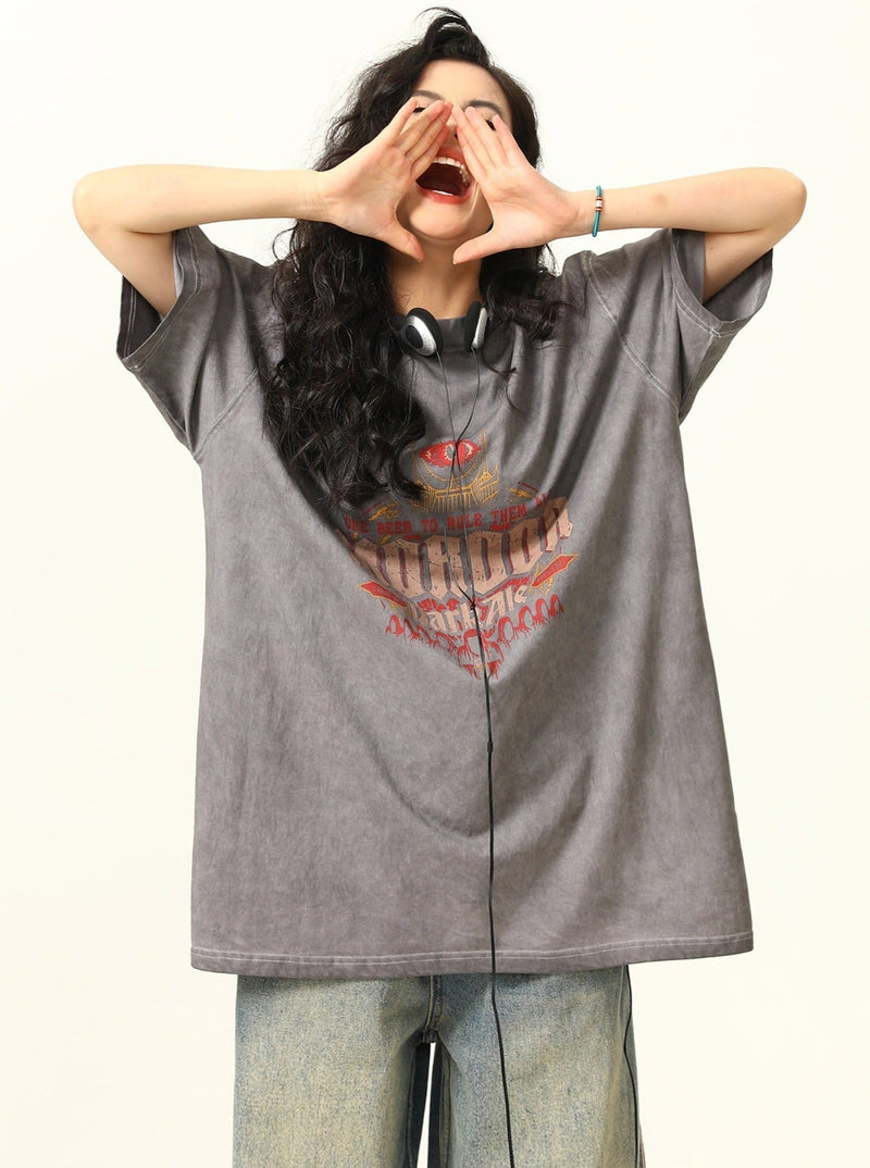 -style Fantasy Oversized T-shirt