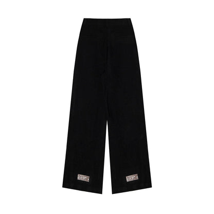 Firework Design Straight-leg Pants