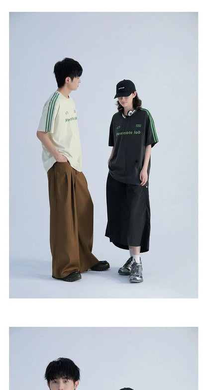 T-shirt With Contrast Detail