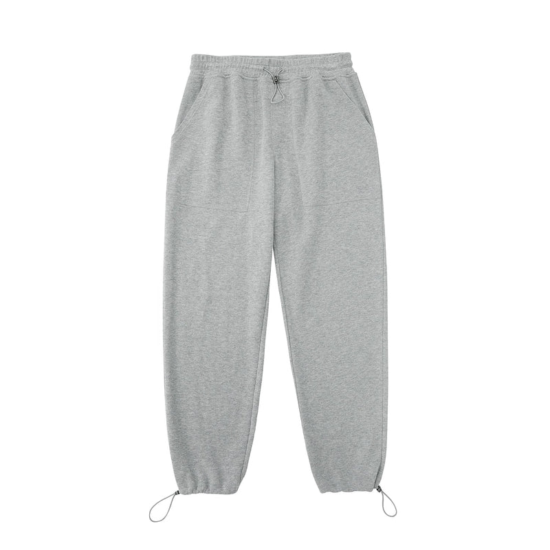 Drawstring Wide-leg Athletic Pants