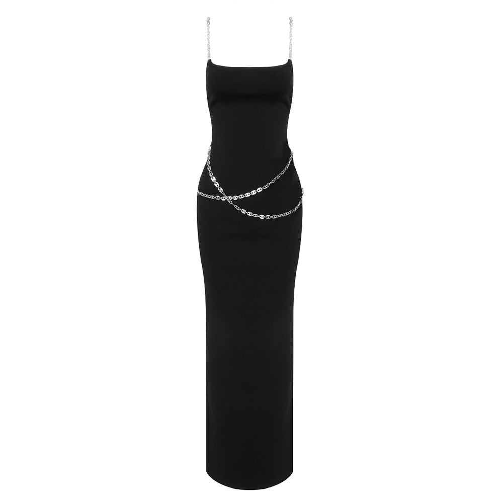 Simple Chain Dress Maxi Dress Party Dress Evening Dress