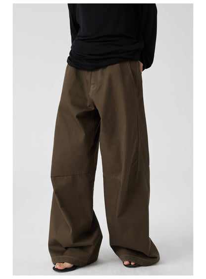Wide Leg Brown Flared Pants