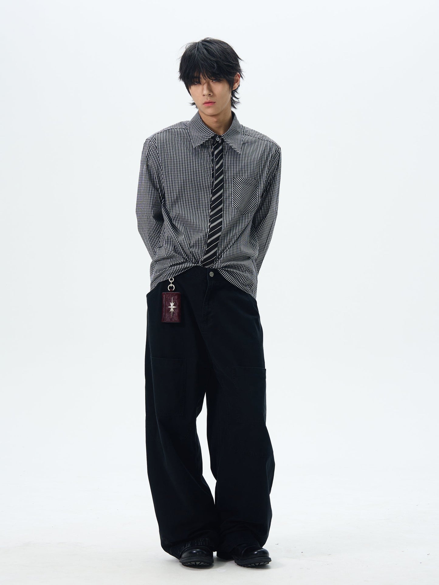 Cargo Wide Leg Canvas Pants