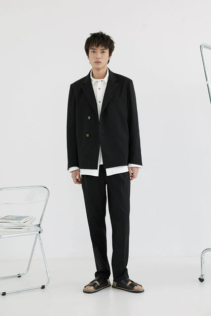 Double-pleated Comfort Dress Pants