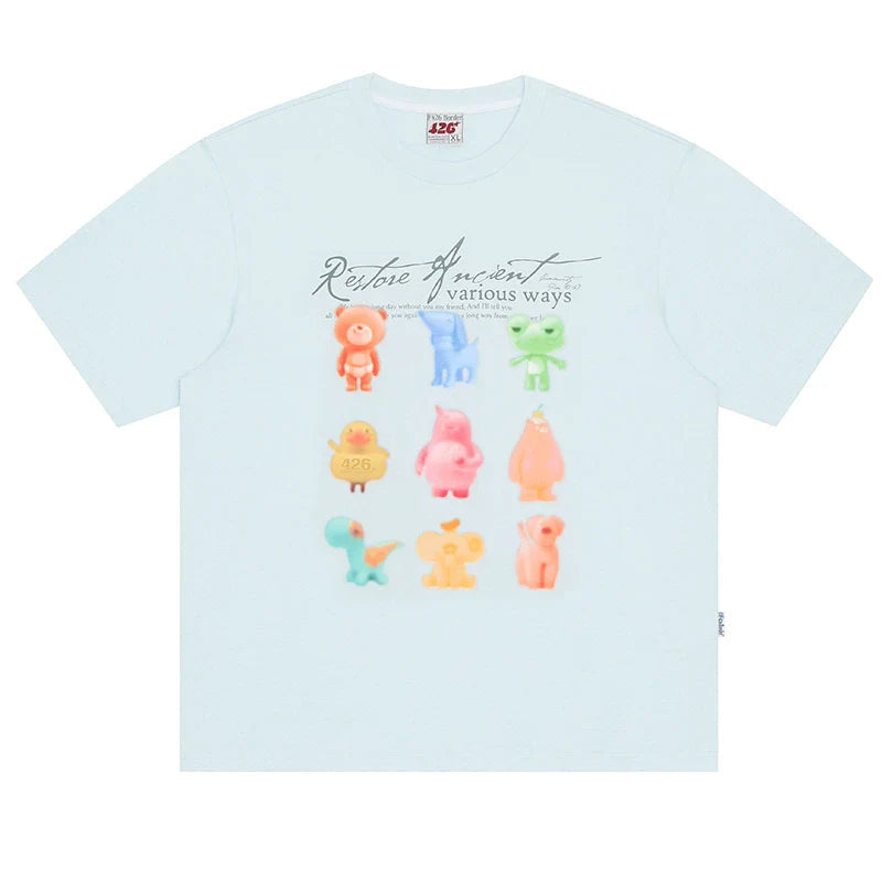 Gummies Print Summer T-shirt