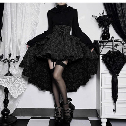 Wannathis Gothic Hooded Maxi Dress - Sleeveless Black Floor-length Gown With Attached Hood