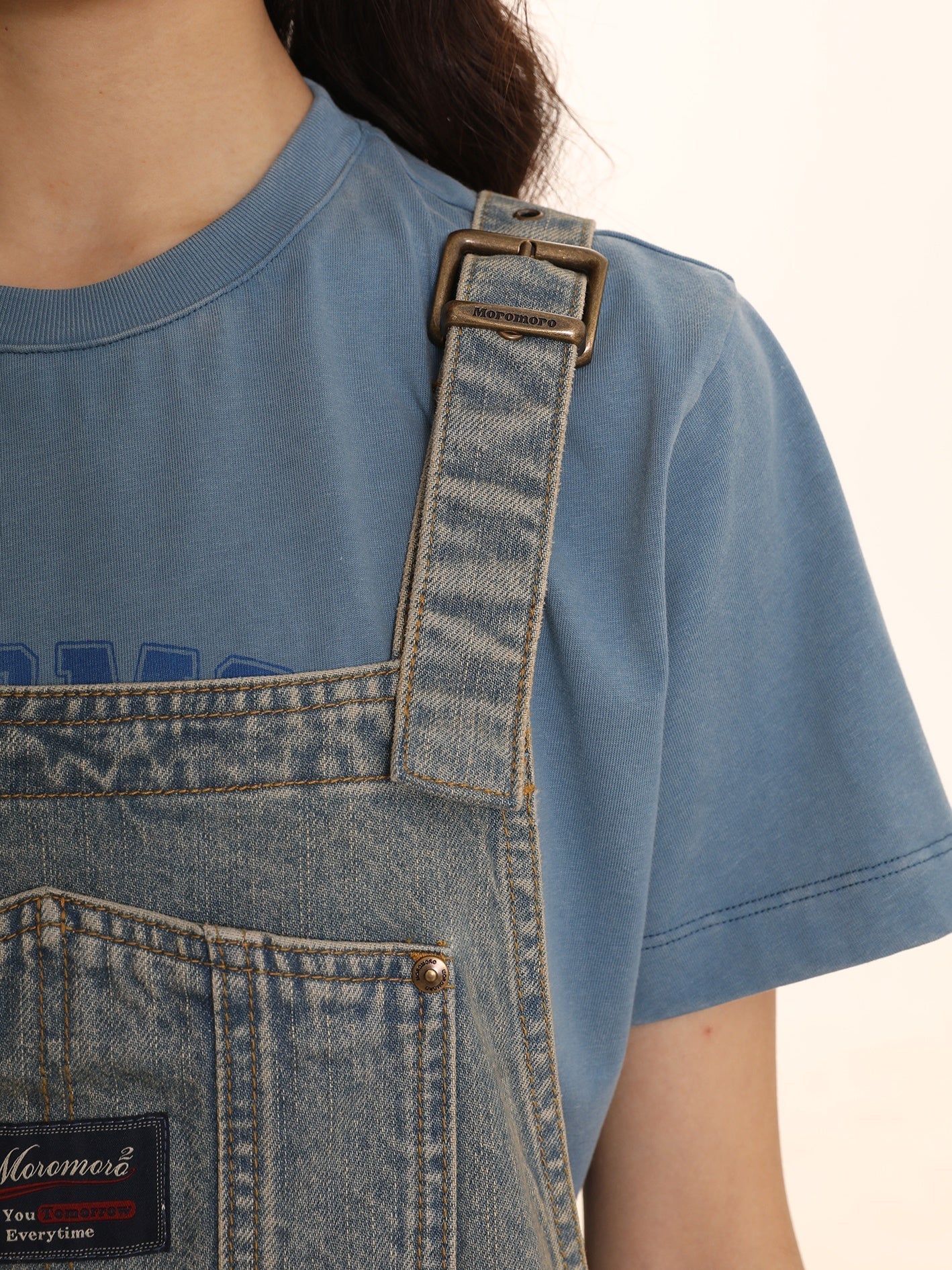 Denim Strap Skirt