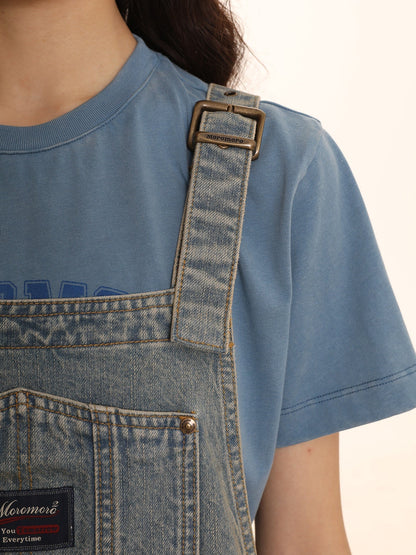 Denim Strap Skirt