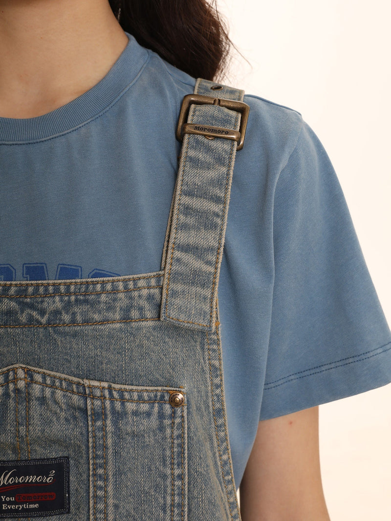 Denim Strap Skirt