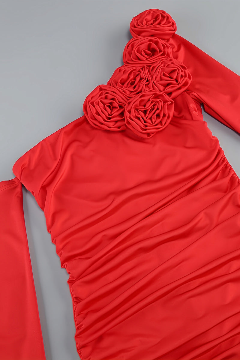 Isla 3d Pleated Maxi Dress