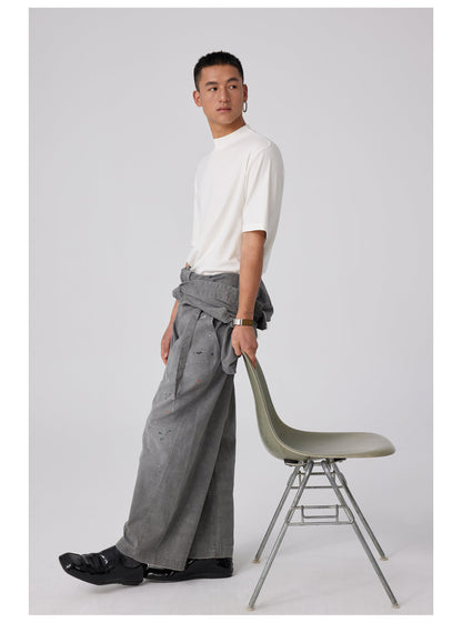 Wool Slim-fit Turtleneck T-shirt