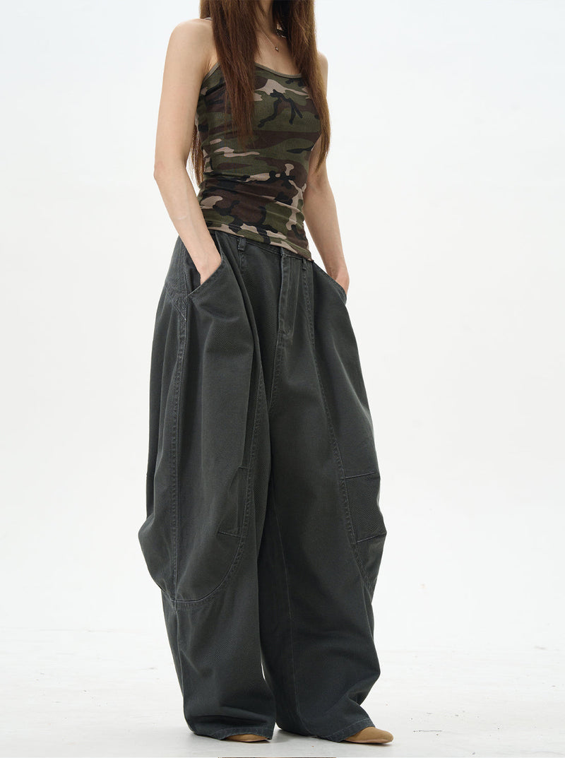 Black Baggy Oversized Skater Pants