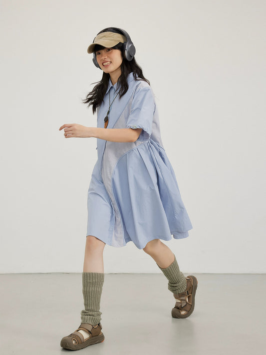 Octopusme Oversized Shirt Dress