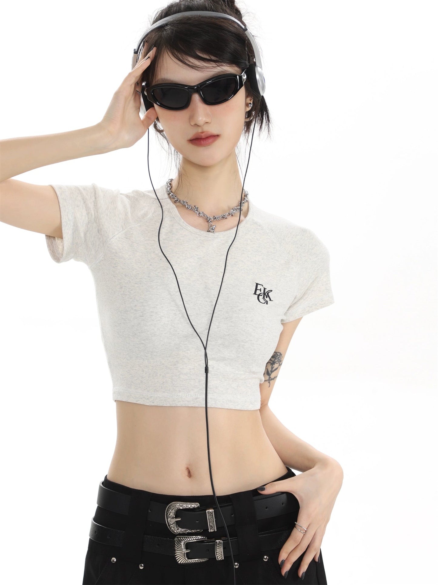 Embroidered Short Sleeve T-shirt