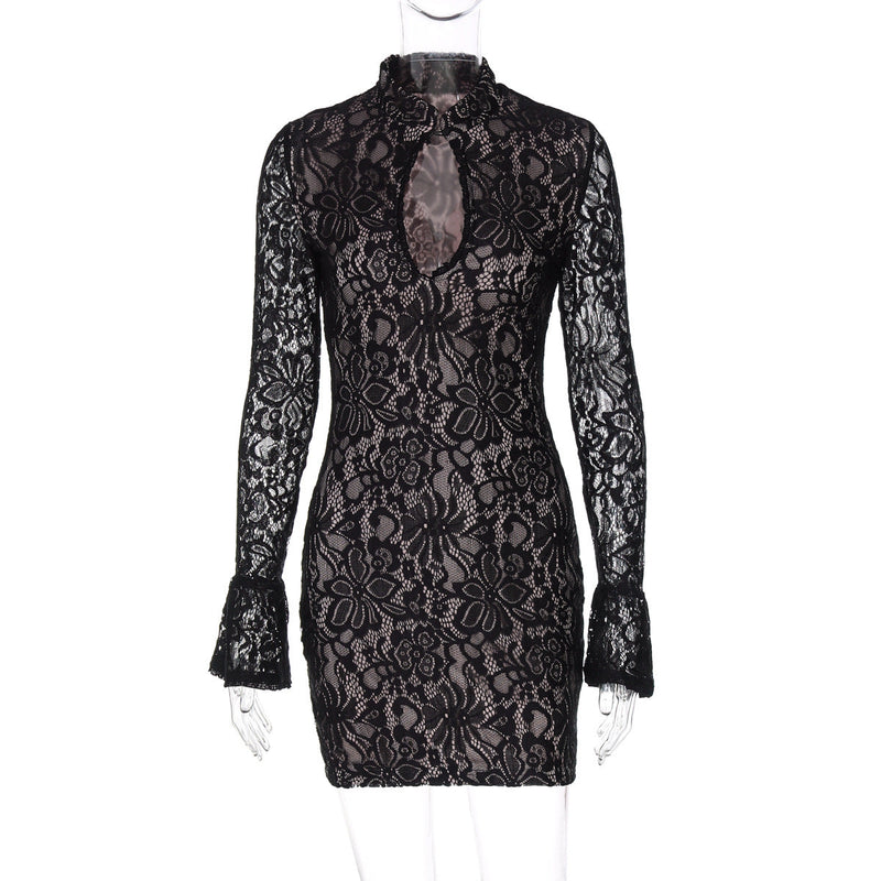 Riley Lace Bodycon Midi Dress