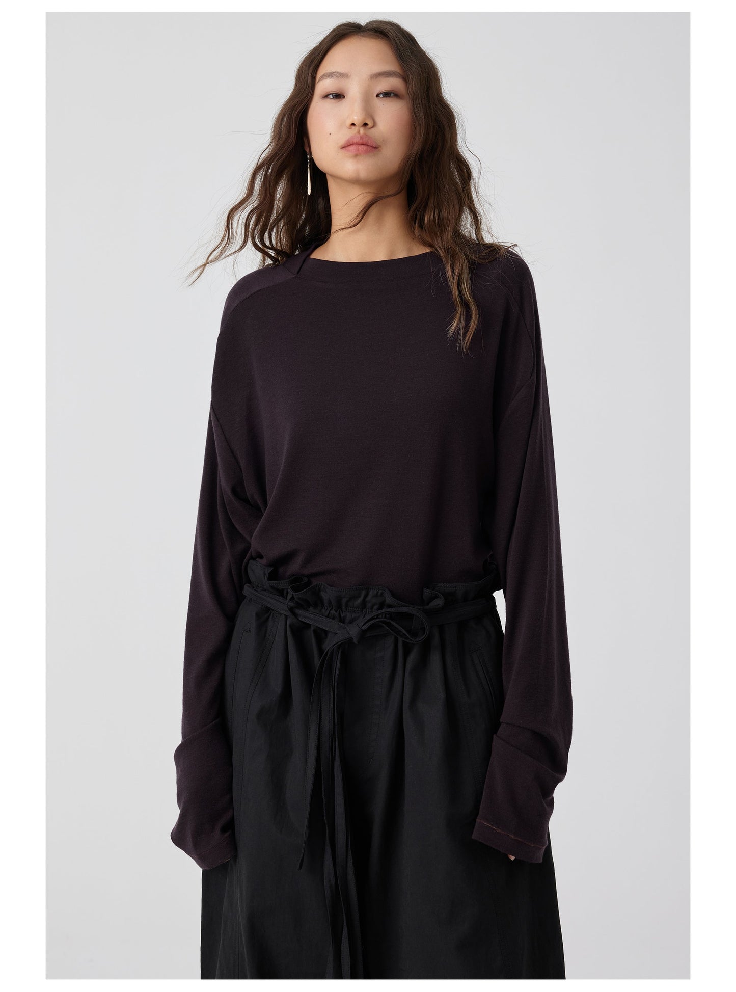 Straight Neck T-shirt