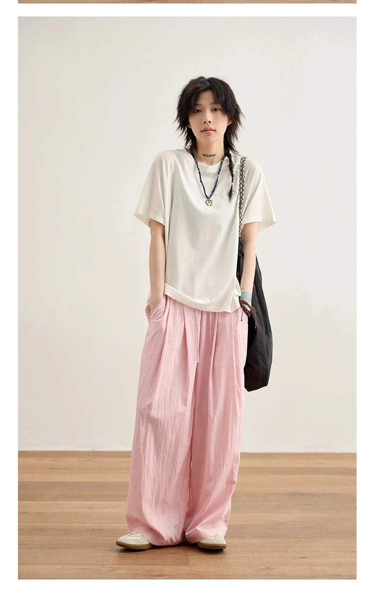 Octopusme Relaxed Fit Wide-leg Pants