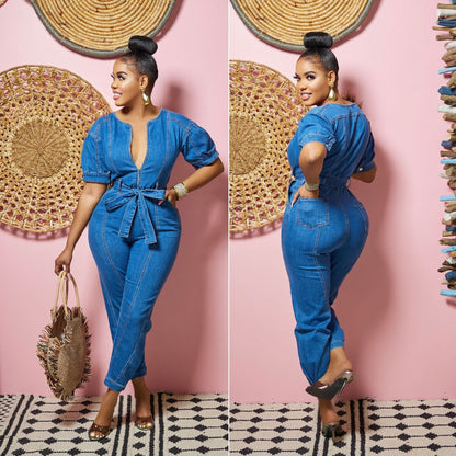Jumpsuit Blue Washed Jumpsuit
