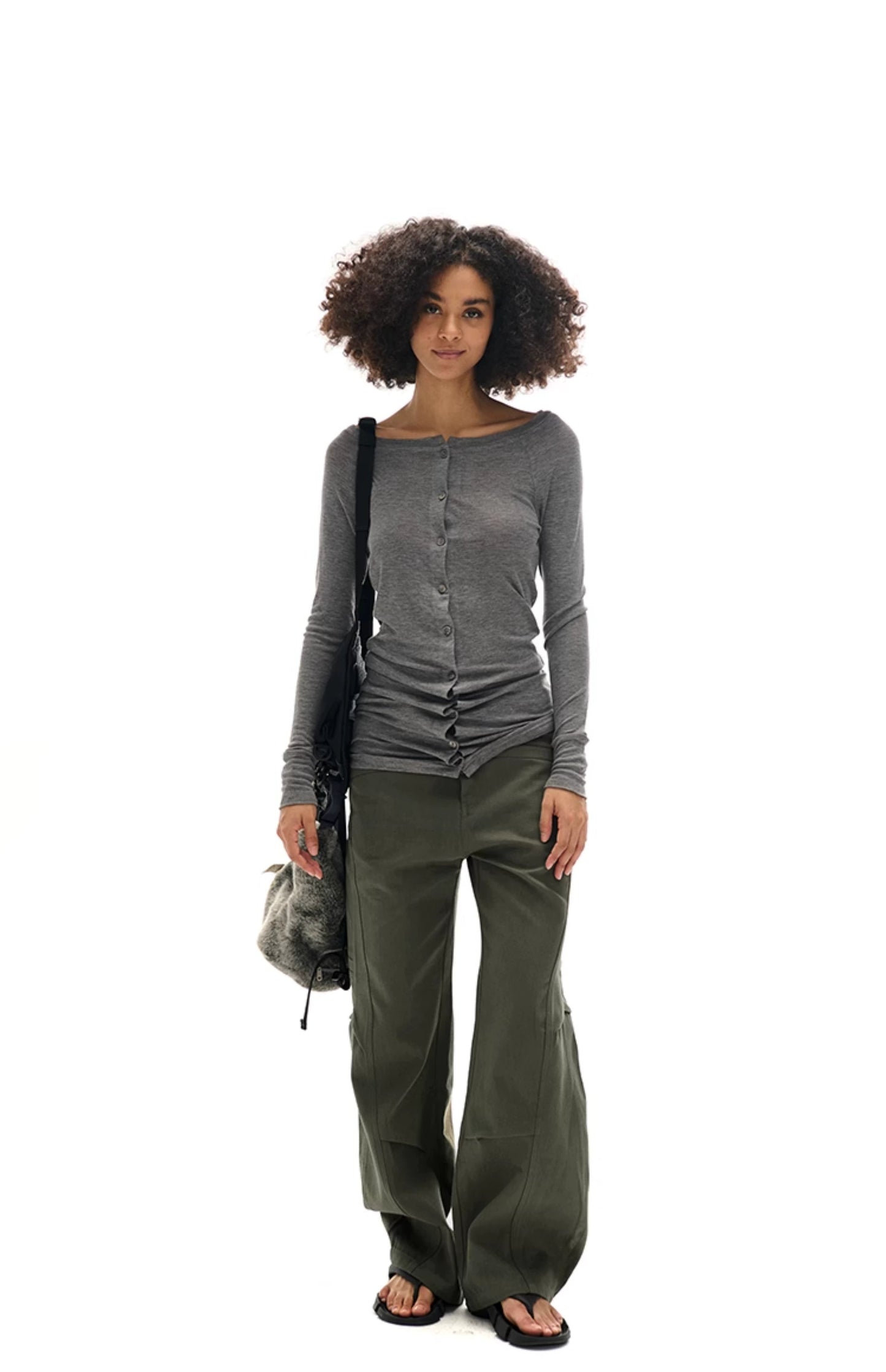 Military Green Cargo Pants
