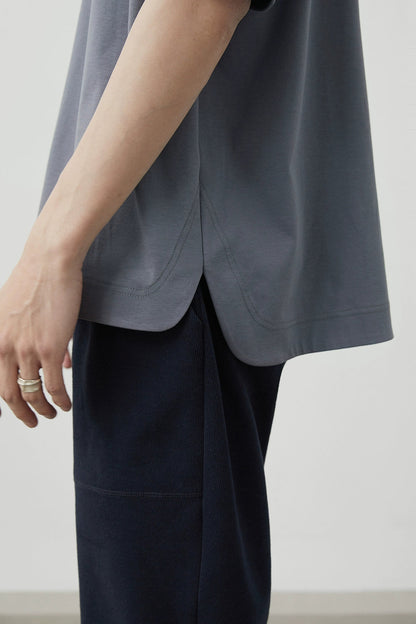 Drawstring Wide-leg Athletic Pants