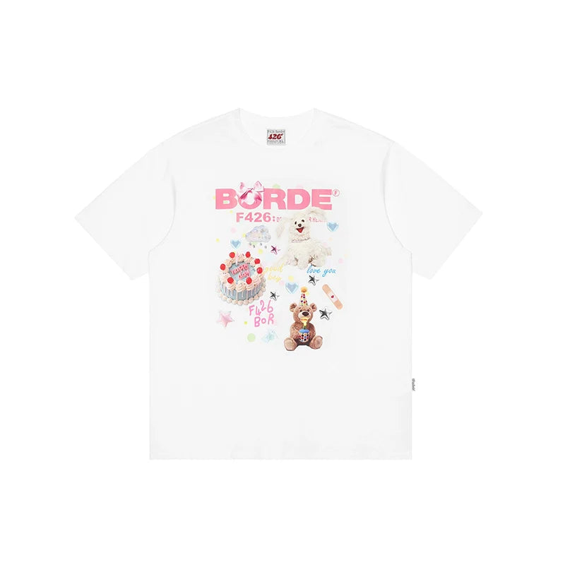 Assorted Cake Pattern T-shirt
