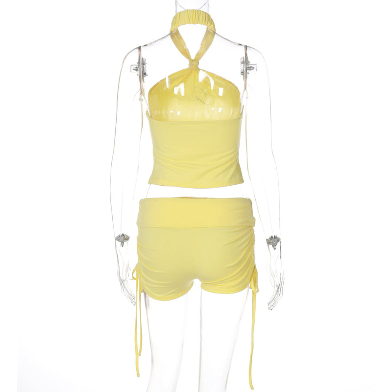 Lucy Halter Top & Shorts Set