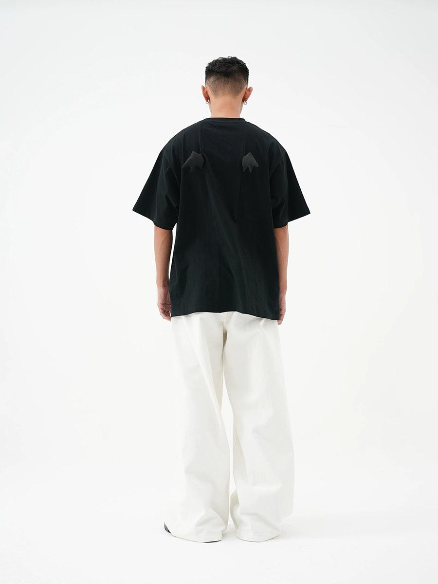 Devil Text Oversized T-shirt