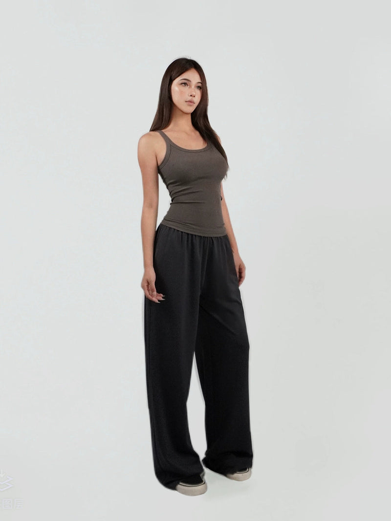 Floor-length Straight Pants