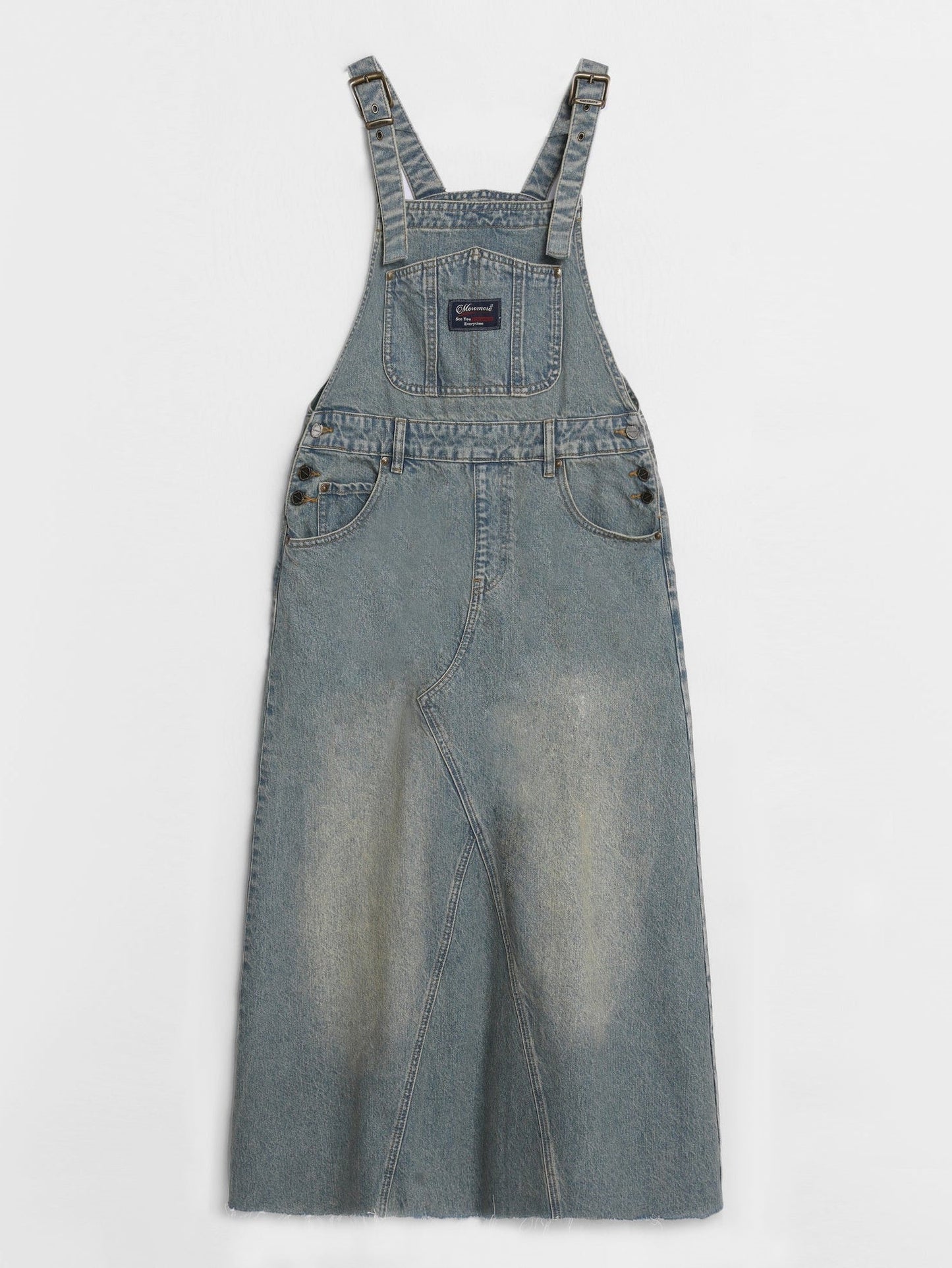 Denim Strap Skirt