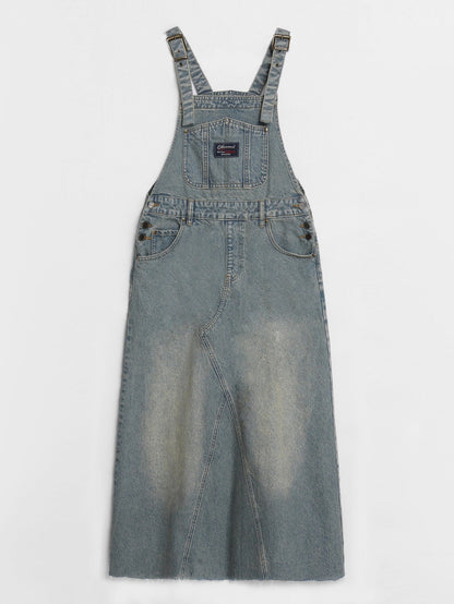 Denim Strap Skirt