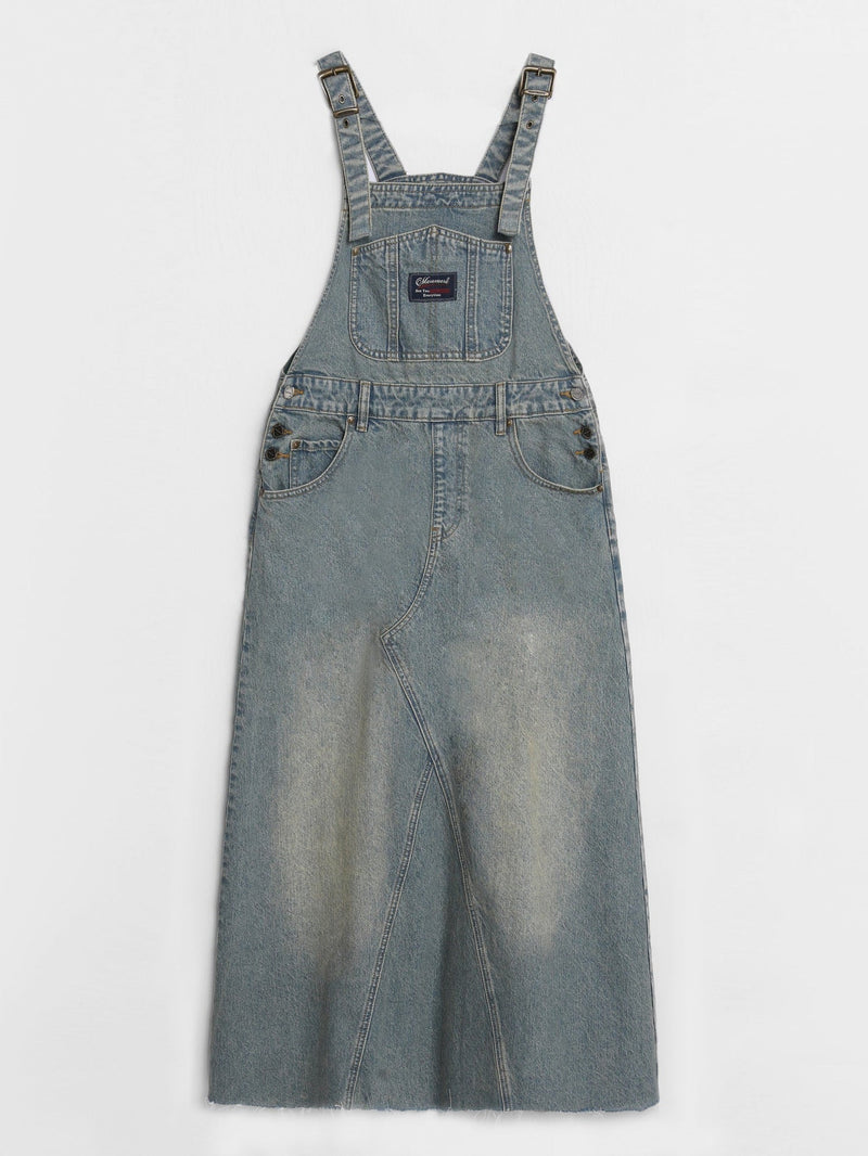 Denim Strap Skirt