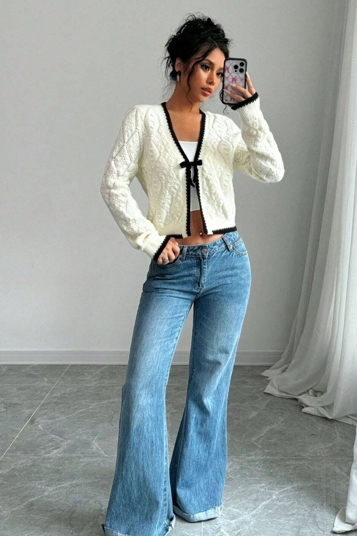 V-neck Cardigan