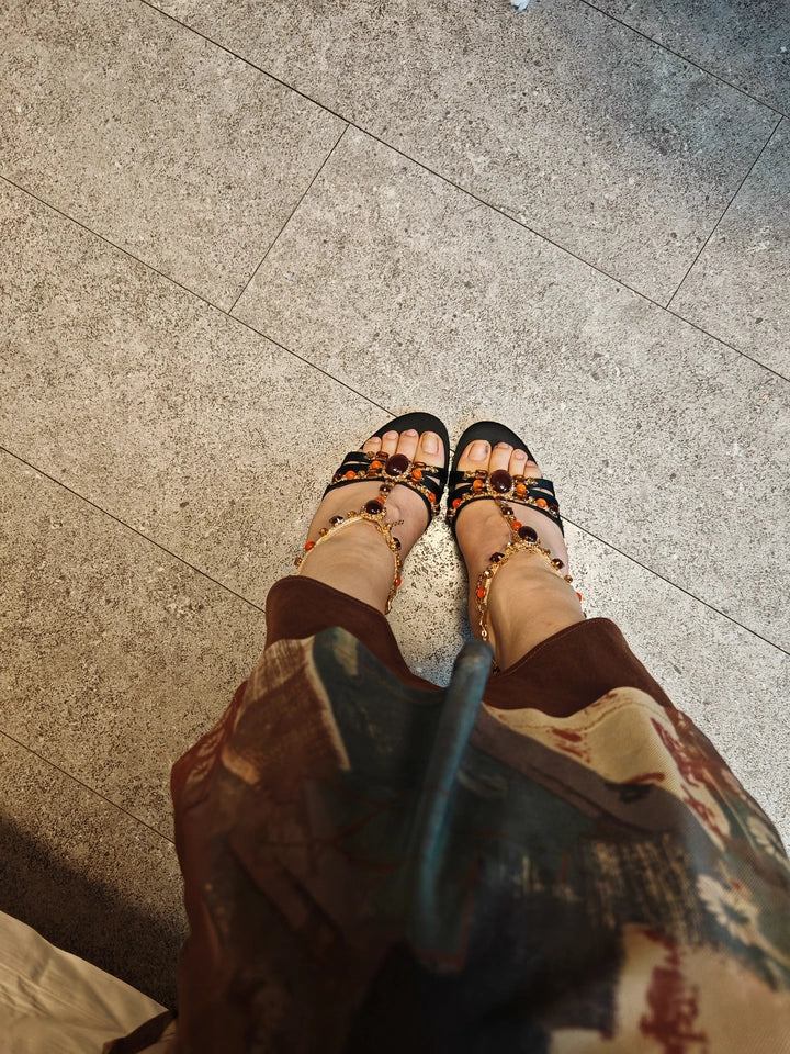 Sila Rhinestone Sandals