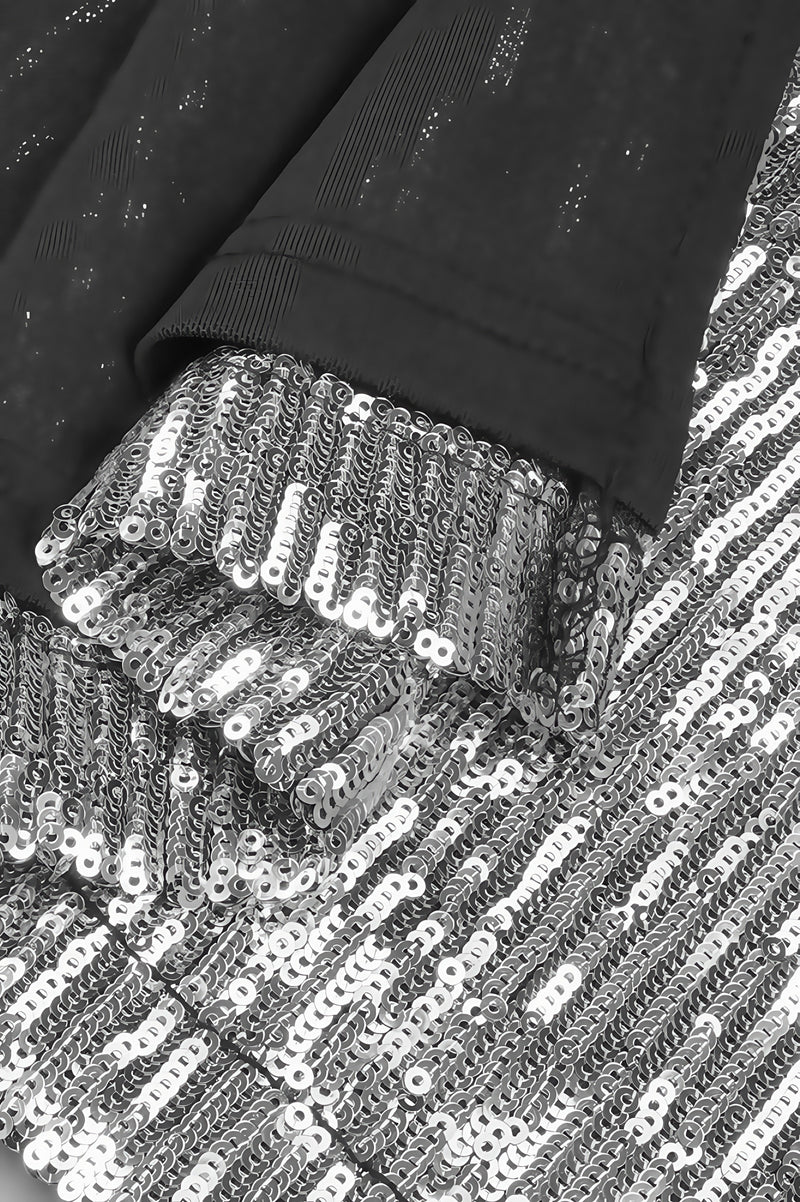 Carl 3d Sequin Maxi Dress