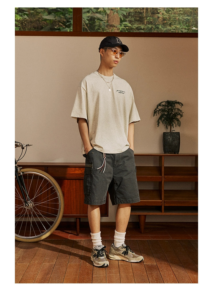 Zippered Pocket Shorts