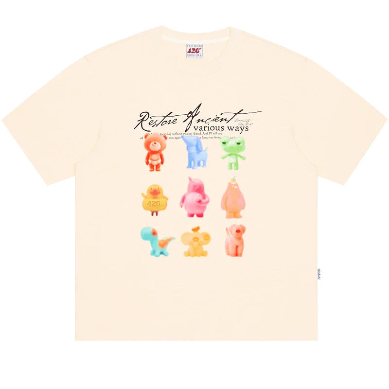 Gummies Print Summer T-shirt