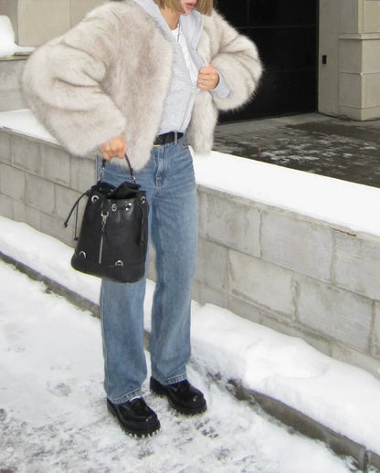 Chrissy Faux Fur Short Coat
