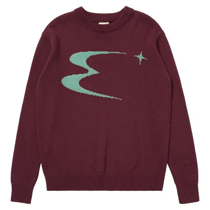 Sweater With Contrast Logo