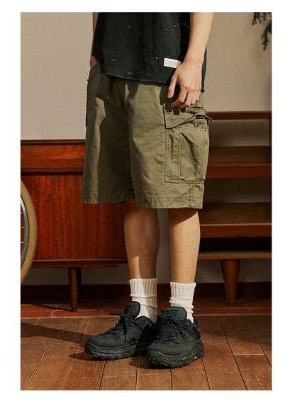 Zippered Pocket Shorts