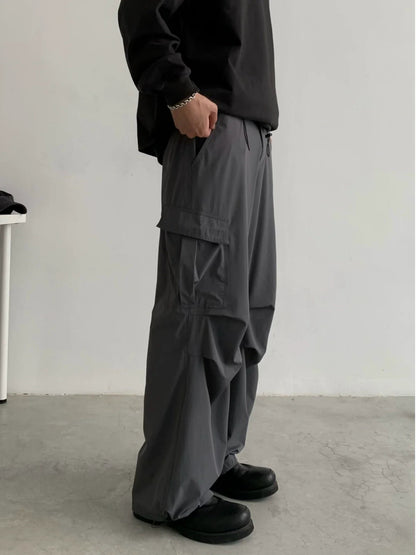 Wide-leg Straight Fit Work Pants