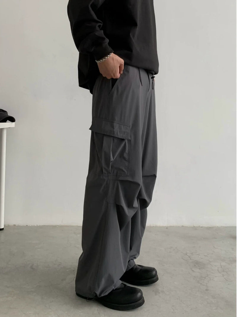 Wide-leg Straight Fit Work Pants