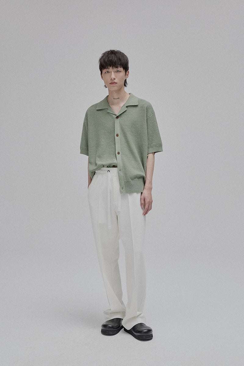 Lace-up Straight Full/short Pants