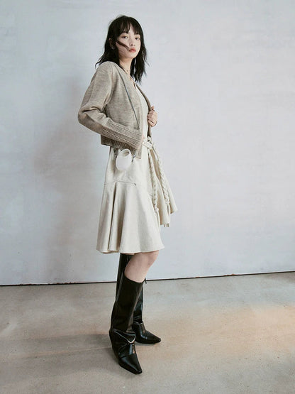 Pointelle Knit Cardigan